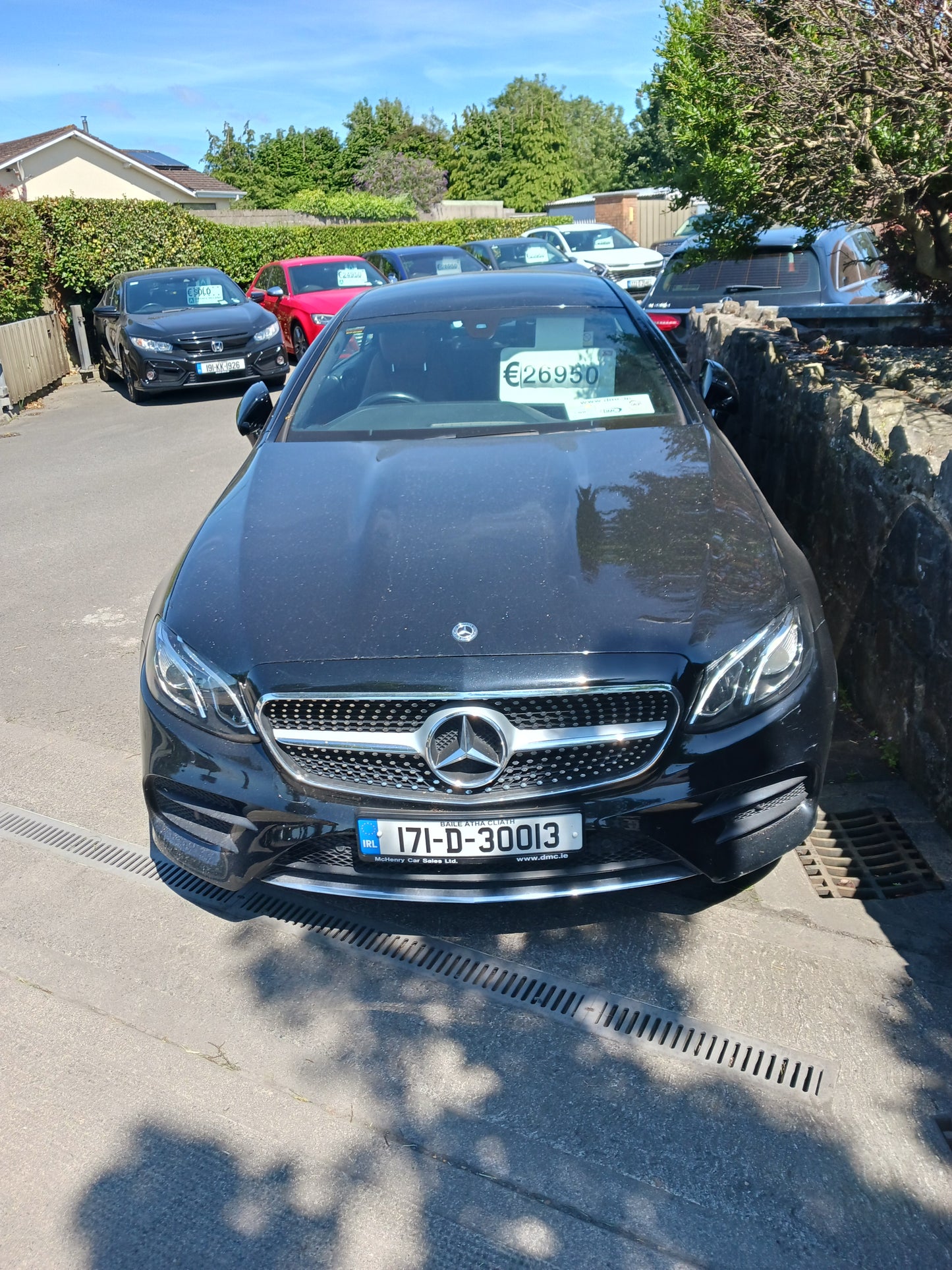"Mercedes For Sale At Dunshaughlin Motor Co." Photograph by Damien Leech