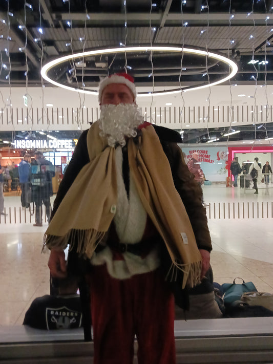 "Damien Leech, Dublin Airport, Christmas 2024, Photograph 2"