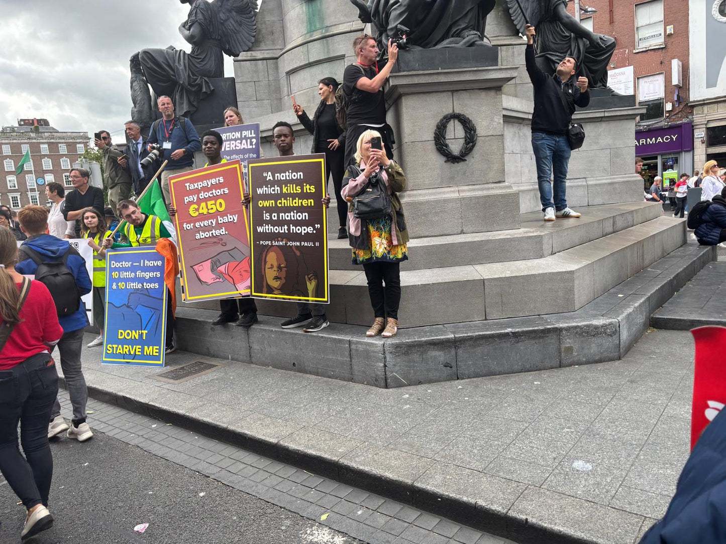 "Pro Life Protest, Dublin, Ireland", Photograph By Anonymous Contributor.