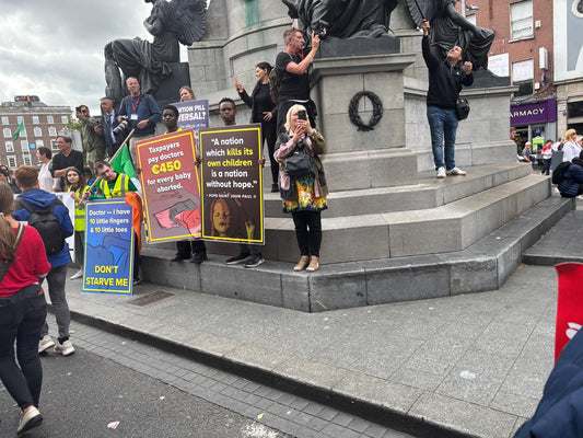 "Pro Life Protest, Dublin, Ireland", Photograph By Anonymous Contributor.